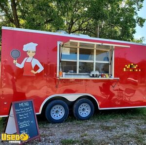 Lightly Used 2019 Covered Wagon 8' x 16' All-Electric Food Concession Trailer