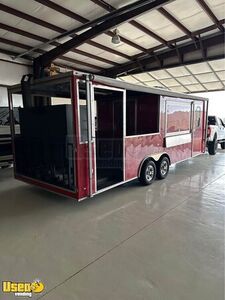 Very Lightly Used 2017 Mobile Barbecue Food Trailer with Porch