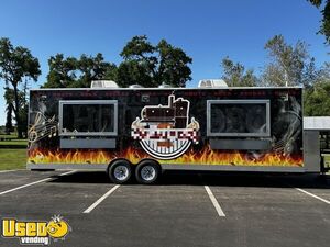 NEW - 2022 8' x 28' Quality Kitchen Food Trailer with CA Insignia