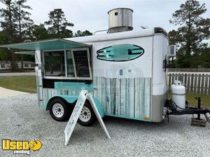 Eye Catching. 2004 7' x 12' Kitchen Food Concession Trailer with Pro-Fire System