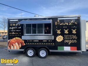 2022 8' x 16' Kitchen Food Trailer with Fire Suppression System | Concession Trailer