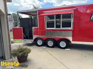 2024 8' x 24' Barbecue Food Concession Trailer w/  Smoker + Pro Fire System