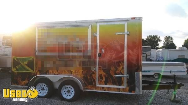 7' x 14' Food Concession Trailer