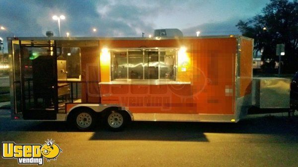 2012 - 8.5' x 20' BBQ Concession Trailer with Porch