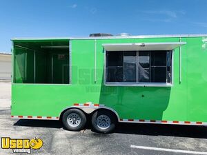 2018 - 8' x 22' Used Concession Trailer / Mobile Kitchen with Porch