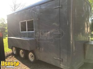 Freshly Painted Barbecue Concession Trailer / Mobile Barbeque Unit