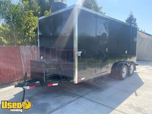 New - 2022 2022 7' x 17' Kitchen Food Trailer | Concession Food Trailer