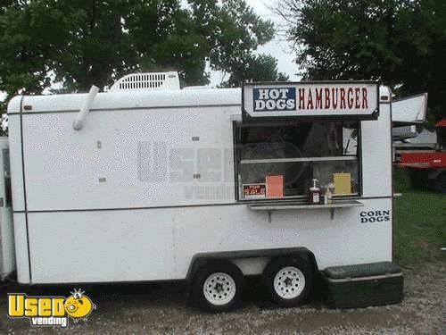 20 ft. 2001 Concession Trailer with Fryers