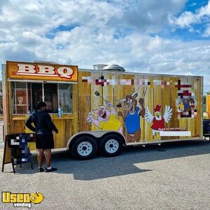 2014 Food Concession Trailer with 2009 Ford E-350 Super Duty Truck