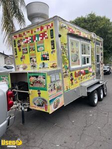 2016 8' x 16' Kitchen Food Concession Trailer with Fire Suppression System