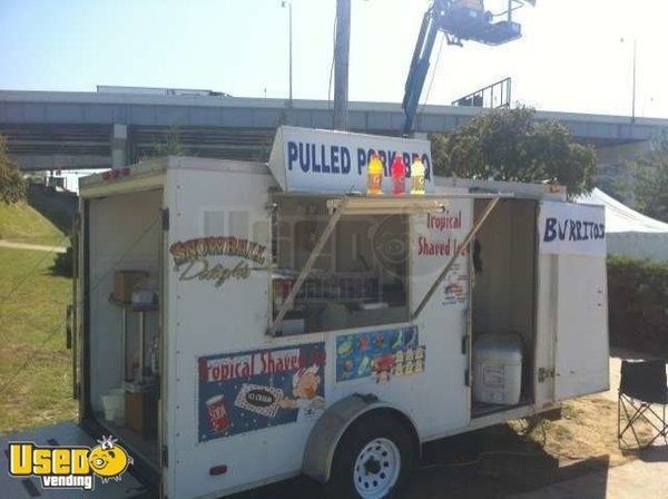 2005 - 6 x 12 Shaved Ice / Ice Cream Concession Trailer