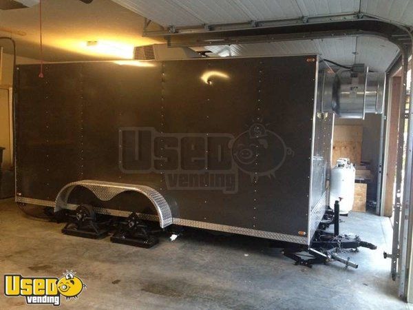 2010 - 7' x 14' Coastal Concessions Mobile Kitchen Trailer