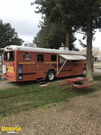 Bluebird Food Truck Bustaurant Commercial Catering Bus