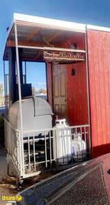 12' Mobile BBQ Unit/ Barbecue Concession Trailer with Open Porch