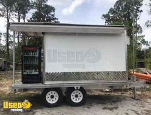 Alcoholic Beverages Vending Trailer with Porch / Beer Tap Concession Trailer