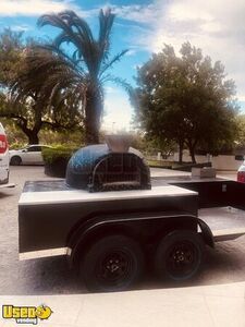 Brand New 2022 7' x 12' Wood-Fired Pizza Concession Trailer with Warranty