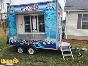 Recently Wrapped 2017 - 8' x 10' Snow Cone Trailer | Shaved Ice Unit
