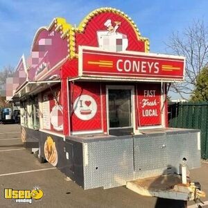 Turnkey - 2000 40' Carnival Style Kitchen Food Concession Trailer with Pro-Fire Suppression