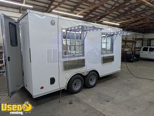 New Build  2025 8' x 16' Kitchen Food Concession Trailer with Pro Fire System