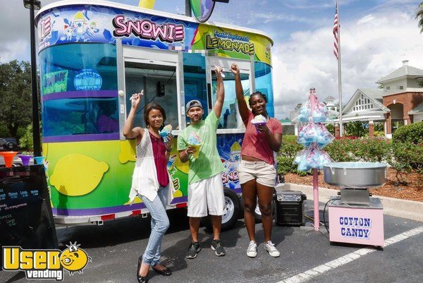 Well-Kept 2015 - 5' x 12' Snowie Shaved Ice Concession Trailer / Snowball Stand