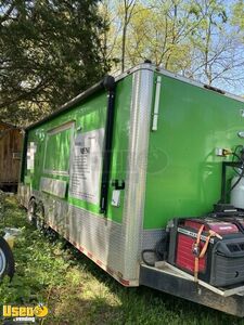 2017 8.5' x 24' Mobile Kitchen Food Concession Trailer with Bathroom