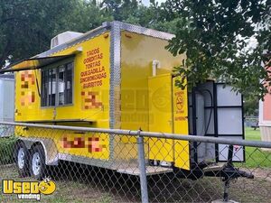 2018 7' x 14' Used Mobile Kitchen / Food Concession Trailer - Works Great