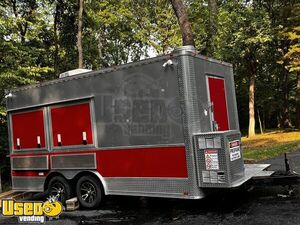 2015 8.5 x 16' Pizza Food  Concession Trailer with Pro-Fire Suppression