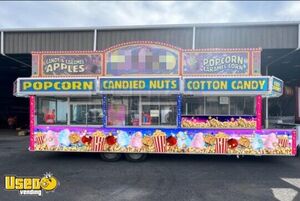 Spacious - 2001 8' x 37' Cotton Candy Concession Trailer | Carnival Style Trailer