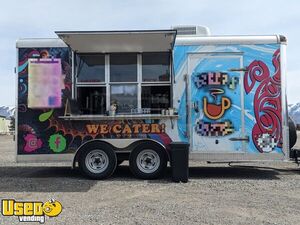 Turnkey - 2007 7' x 16' Haulmark Mobile Coffee Trailer | Beverage Concession Trailer
