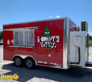 Like New - 2024 8.5' x 14' Kitchen Food Concession Trailer