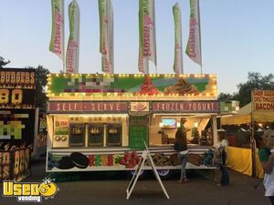 2015 Commercial Soft Serve Concession Trailer / Self Serve Ice Cream Biz