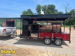 2014 - 8' x 16' Pitmaker Barbecue Concession Trailer | BBQ Pit Trailer