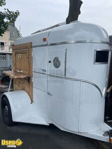 Vintage - 6.5' x 11' Horse Trailer Concession Conversion | Beverage Trailer