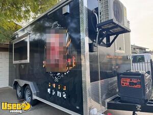 NEW TURNKEY - 2023 8' x 16' Concession Trailer / Mobile Kitchen w/ Fire Suppression