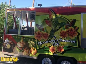 2018 8' x 18' Barbecue Kitchen Concession Trailer with HCD Insignia + Pro Fire System