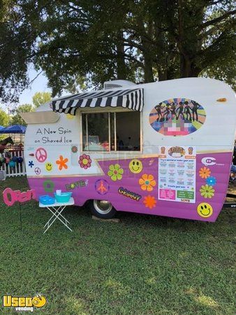 Barely Used 2016 5.5' x 10' Snowball Stand / Shaved Ice Concession Trailer