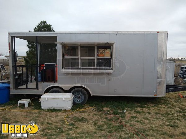 2017 - 8.5' x 18' Beverage Concession Trailer with Porch