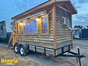 Cute Cabin Style 2010 Food Concession Trailer with Porch and New Equipment