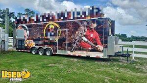 2023 8' x 30' Quality Cargo | Kitchen Food Trailer with Fire Suppression System