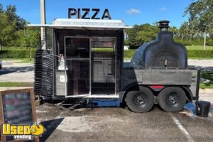 Turnkey - 2022 8' x 8' Wood-Fired Pizza Trailer Mobile Concession Unit