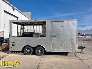 Versatile - Barbecue Food Concession Trailer with Porch Mobile Vending Unit