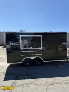 2025 8.5' x 16' Kitchen Food Concession Trailer with Pro Fire System
