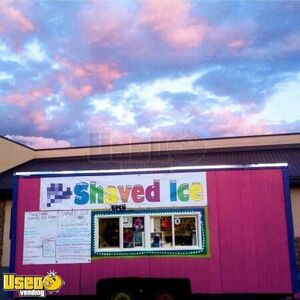 Shaved Ice Concession Trailer/ Used Snowball Trailer
