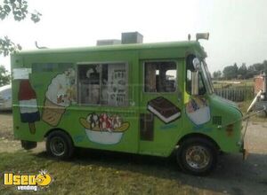 Used Step Van Diesel Ice Cream Truck/ Mobile Soft Serve Unit