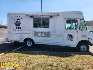Fixer Upper Empty Chevy P30 Stepvan with Concession Window & Shelves