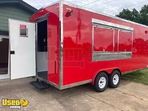 Permitted - 2024 8' x 20' Kitchen Food Concession Trailer