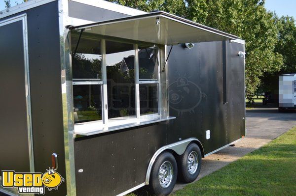 2017 - 8' x 18' Mobile Kitchen Food Concession Trailer