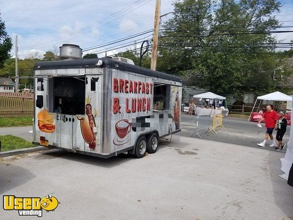 Eye-Catching Turnkey 2007 8.5' x 16' Kitchen Food Trailer