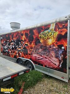 2023 8.5 x 20' Barbecue Kitchen Food Concession Vending Trailer with Pro Fire System