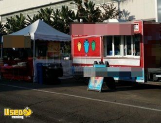 2012 - 6.5' x 17' Shaved Ice Concession Trailer